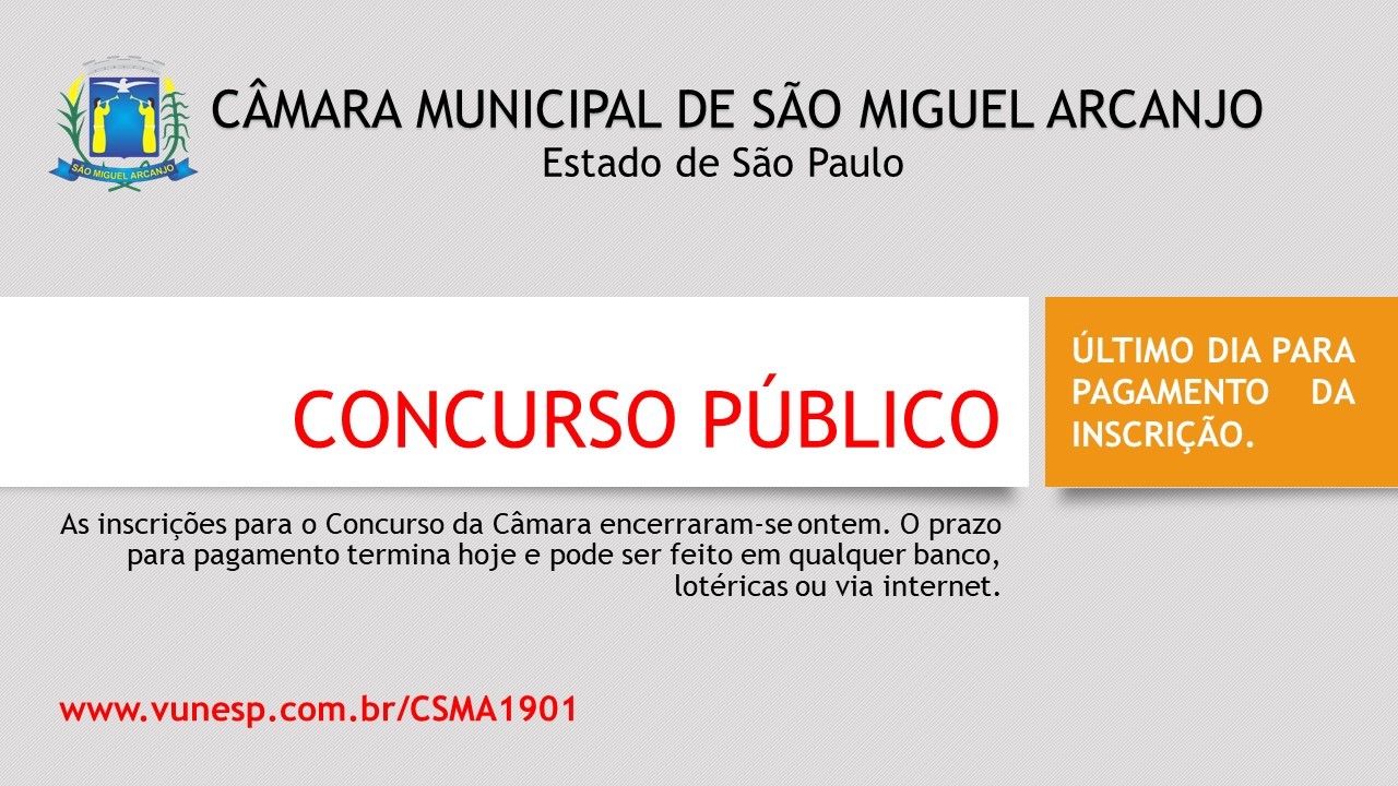 Prazo de pagamento termina hoje 29/10/2019
